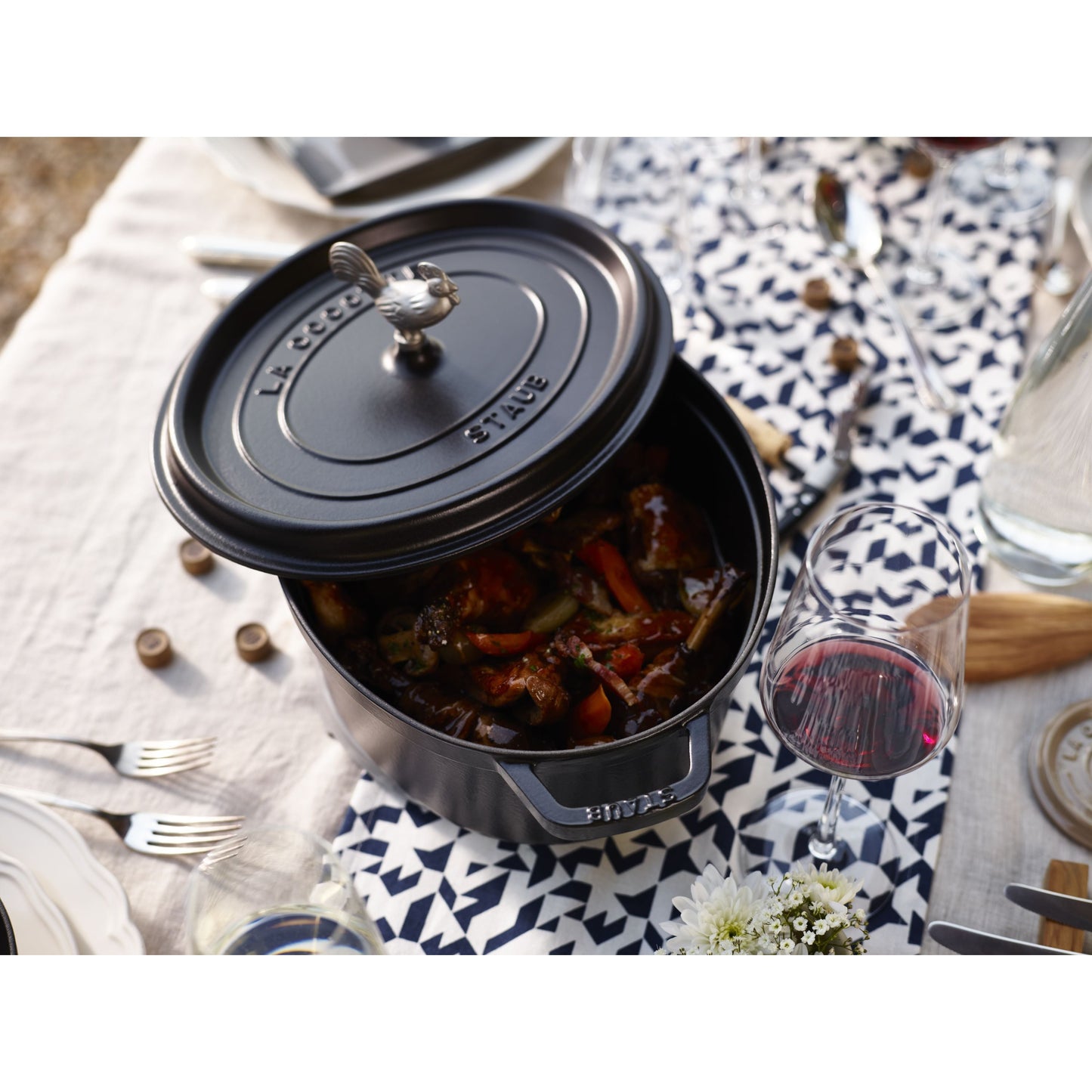 STAUB Stainless Steel Chicken Knob-3