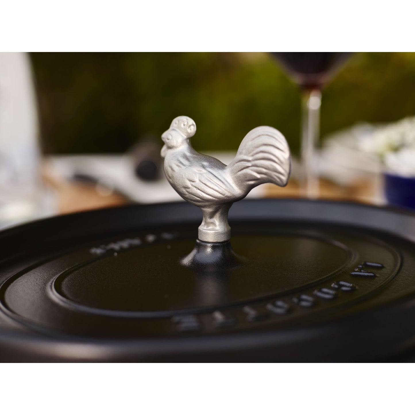 STAUB Stainless Steel Chicken Knob-2