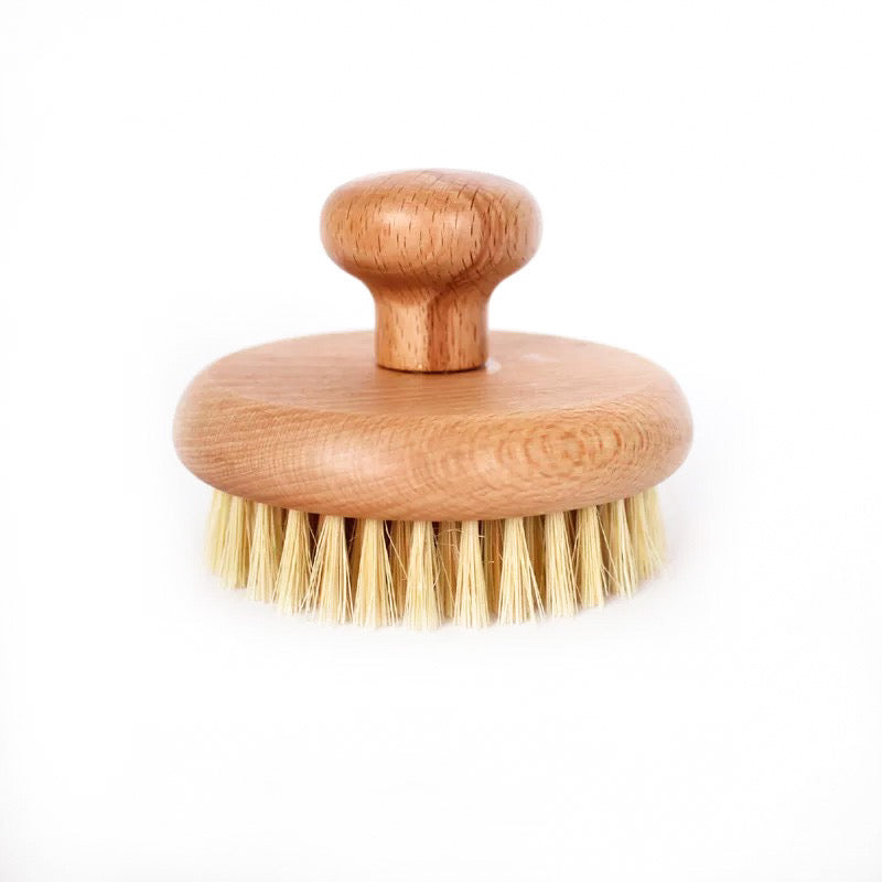 Organic Sisal Dry Body Brush - Eco friendly Natural Zero Waste Round Body Brush - Plastic Free Sustainable Exfoliate-0