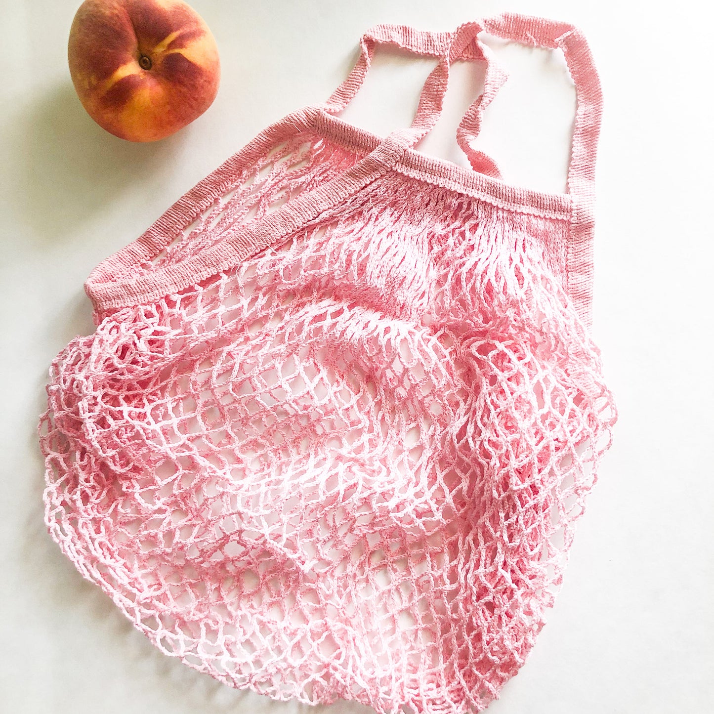 Reusable Organic Cotton Mesh Bag - Plastic Free Zero Waste Shopping Bag-7