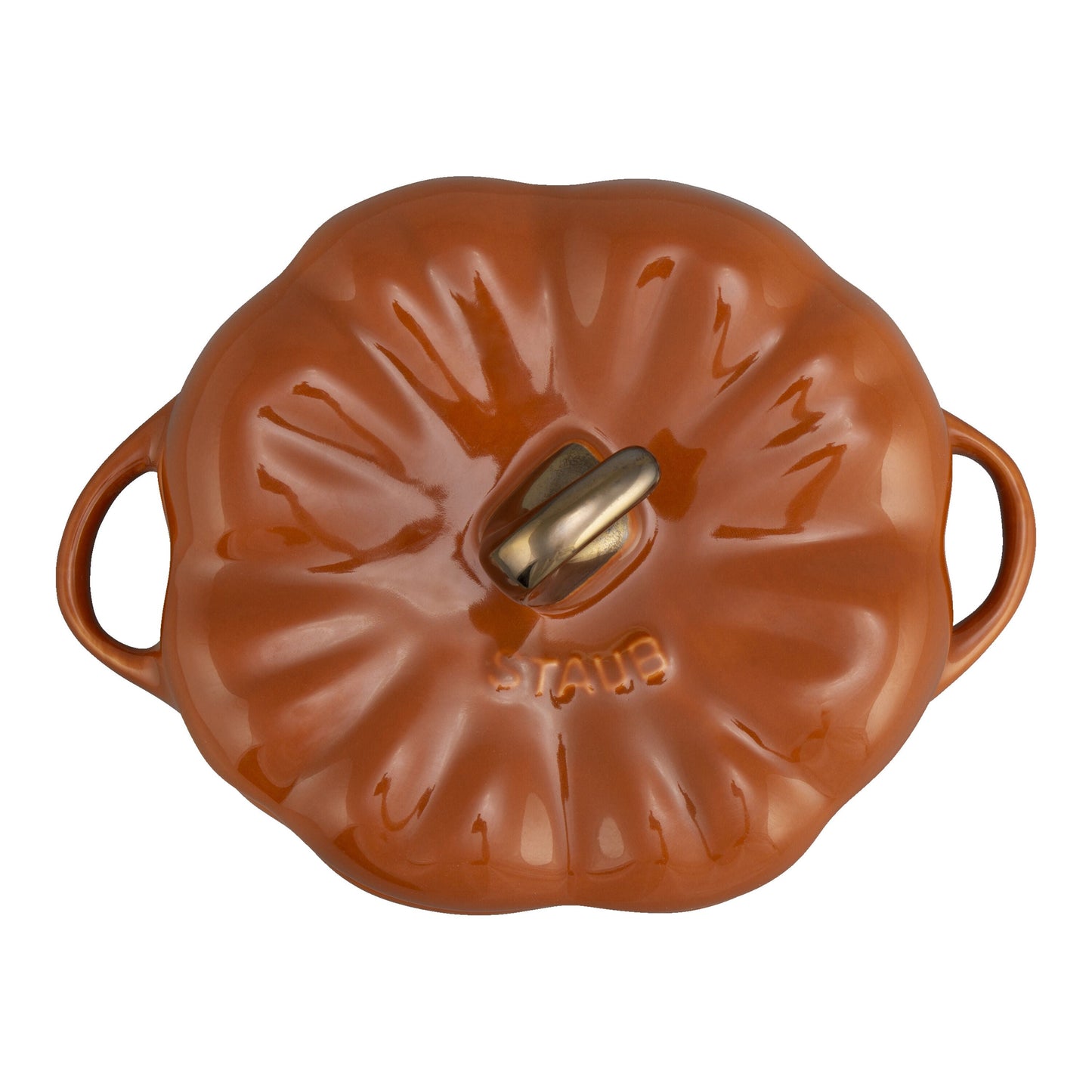 STAUB Ceramique 700 ml Ceramic Pumpkin Cocotte, Cinnamon-2