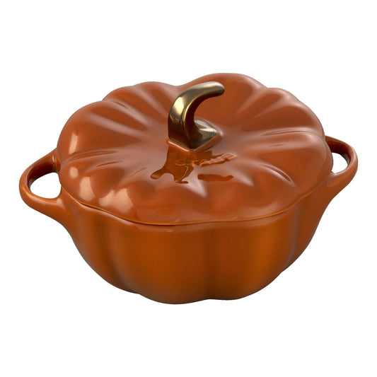 STAUB Ceramique 700 ml Ceramic Pumpkin Cocotte, Cinnamon-0