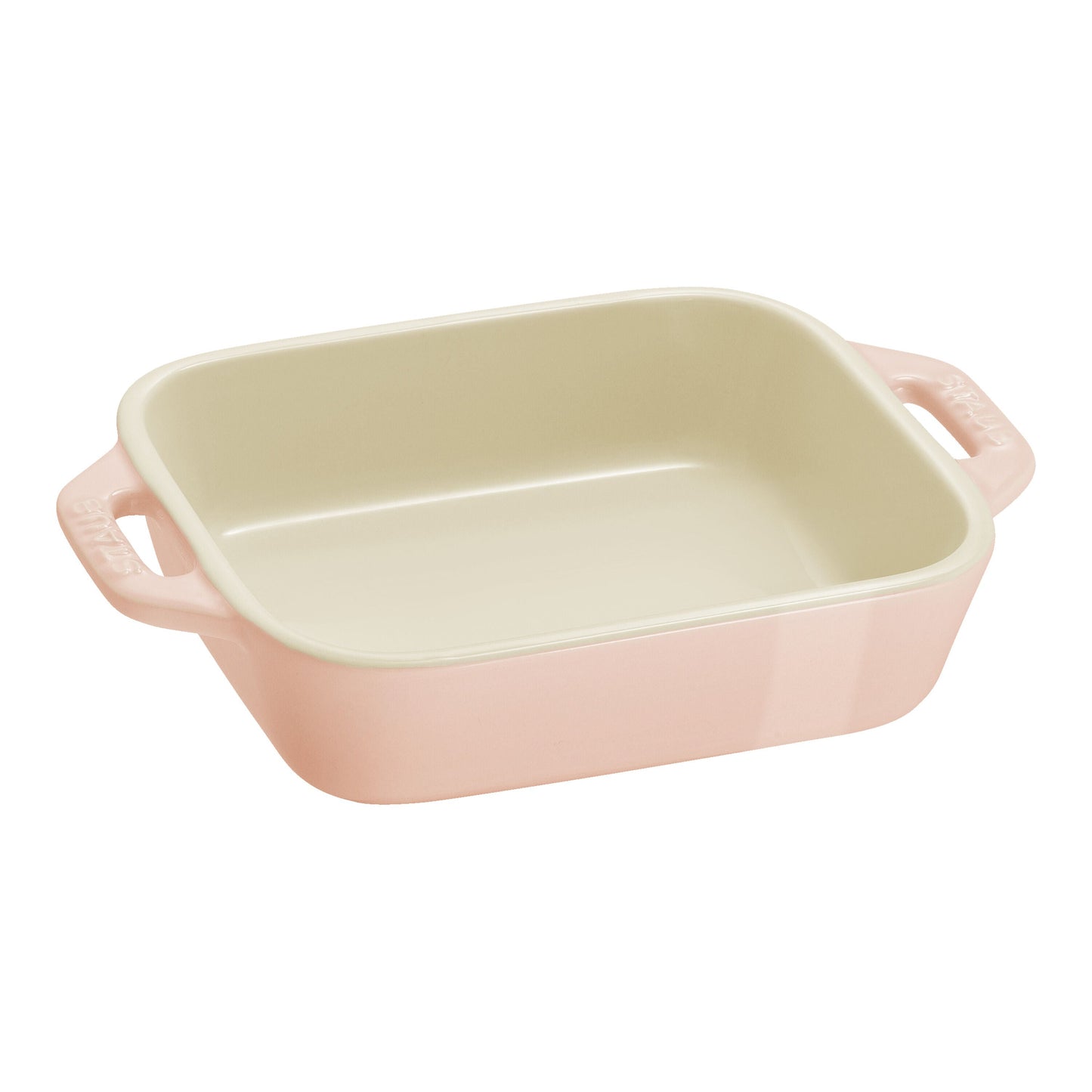 STAUB Ceramique Rectangular Baking Dish Set Macaron Light Pink 3 Piece-3