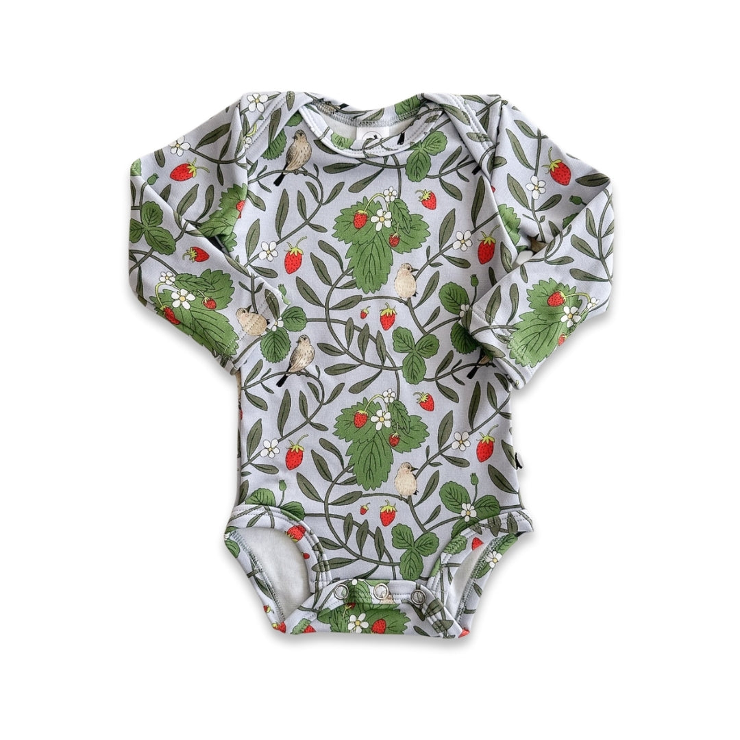 Baby Long-Sleeve Bamboo Onesie | Prints-15