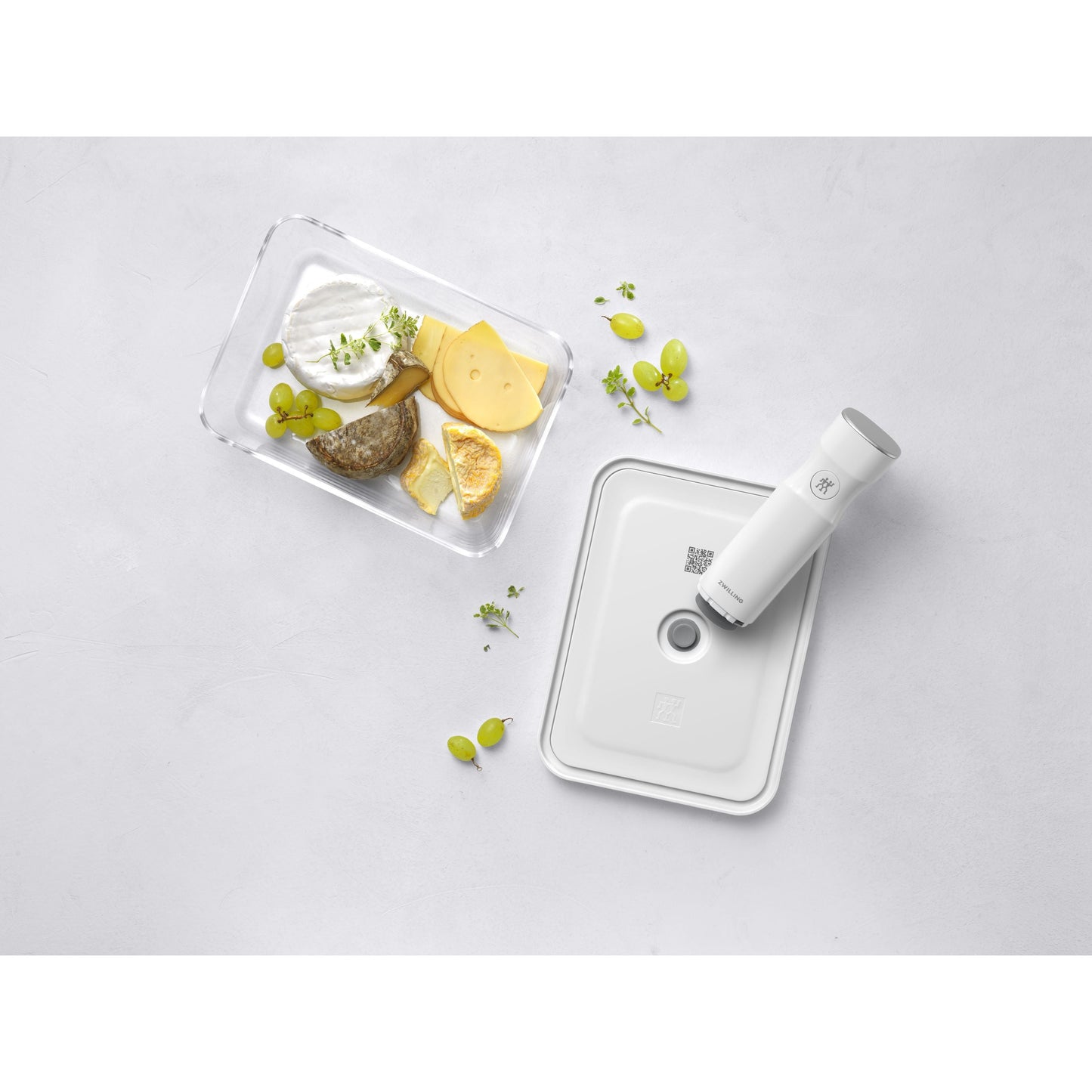 ZWILLING Fresh & Save Vacuum Fridge Box, Glass, Grey-3