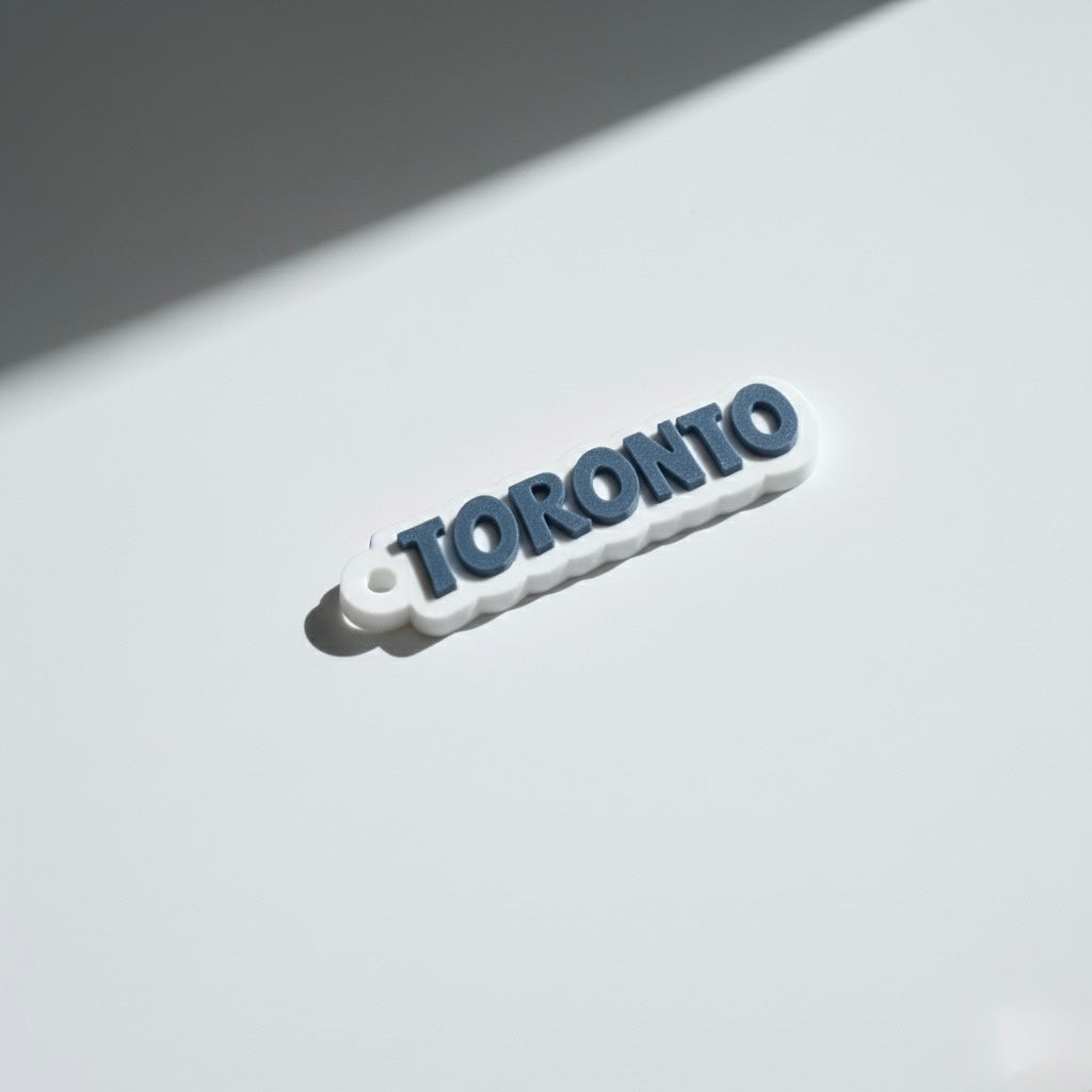 Customizable Name Tag Bag Charm – Personalized Keychain for Travel Lovers