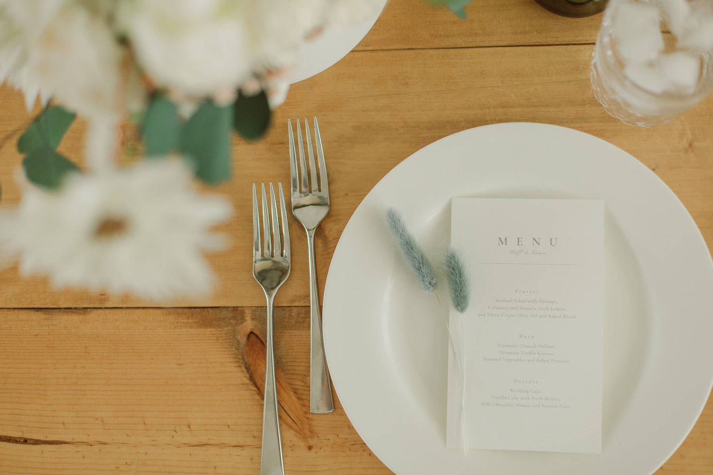 Bunny Tail Mini Stem - Place Setting Set