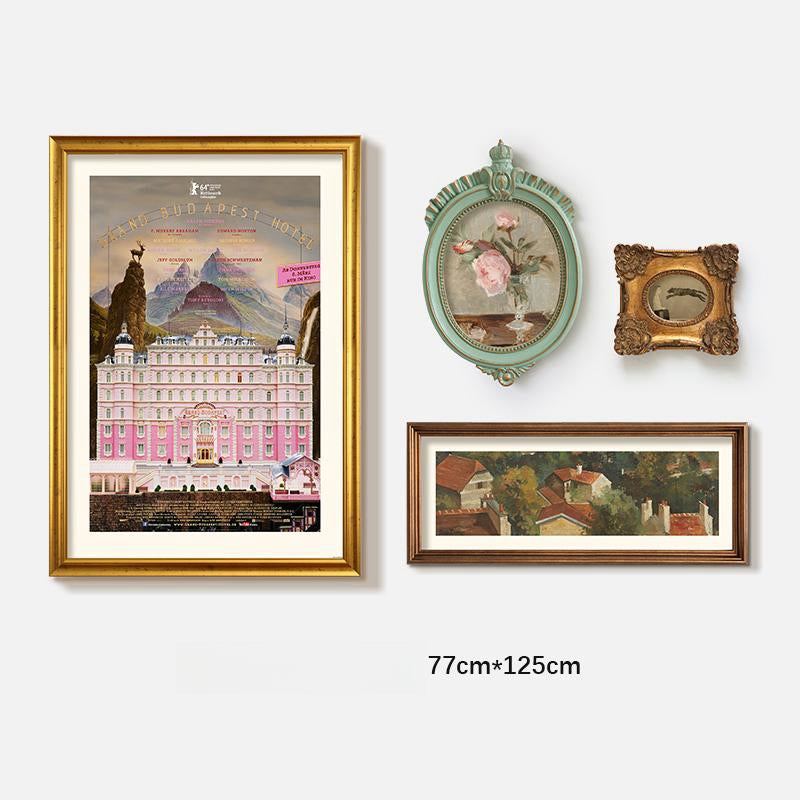Set of 4 Retro Style Painting-3
