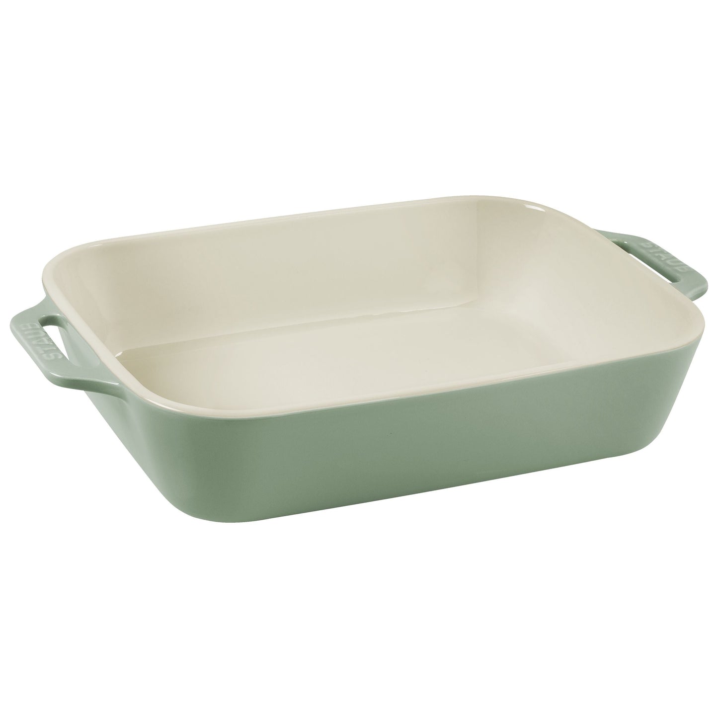 STAUB Ceramique Rectangular Baking Dish Set Eucalyptus 2 Piece-3