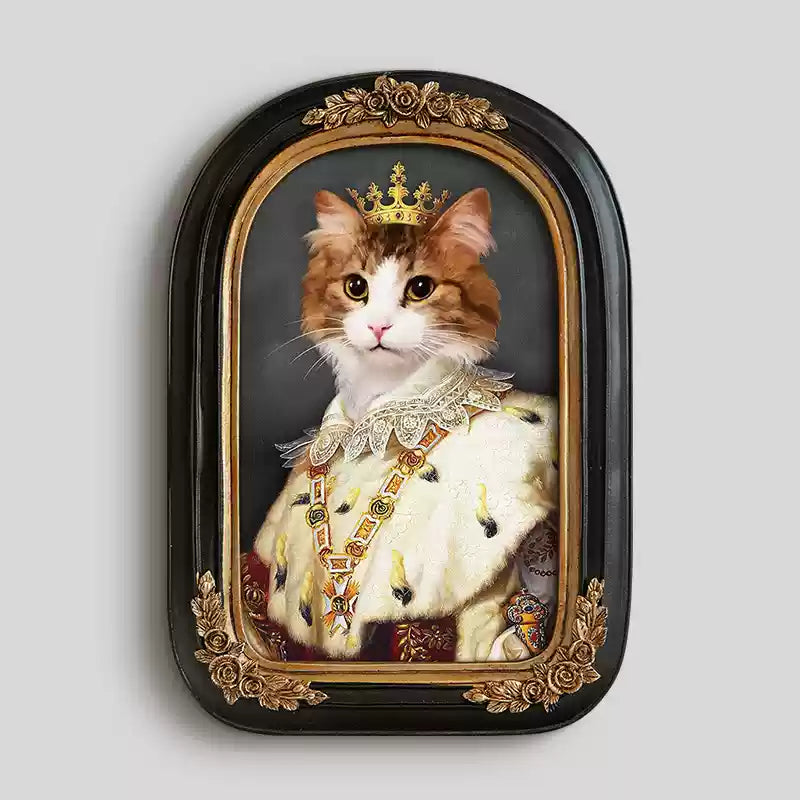 Regal Cat Portrait Wall Art-7