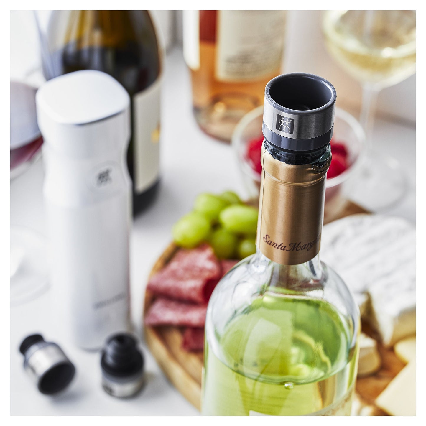 ZWILLING Fresh & Save 3 Piece Vacuum Wine Sealer Set-3