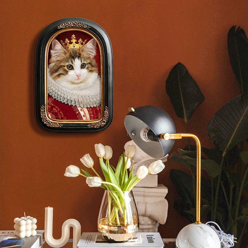 Regal Cat Portrait Wall Art-1