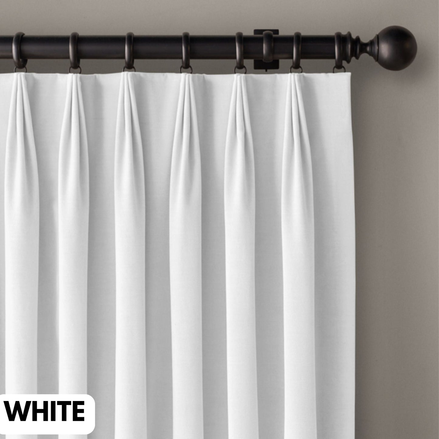 Thick Luxury Velvet Curtains (300gsm) with Blackout/Light Filtering Liner | Euro Pleat, Pinch Pleat | Custom Sizes | OEKO-TEX® Certified-3