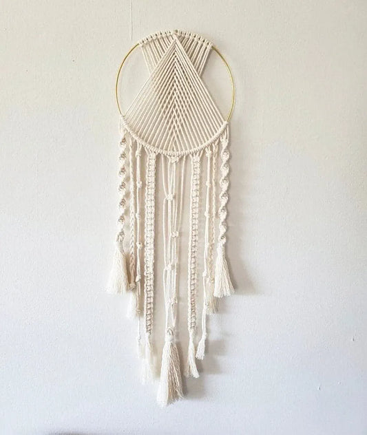 Dream Catcher Wall Hanging - 70cm | Macrame | Boho Chic-0