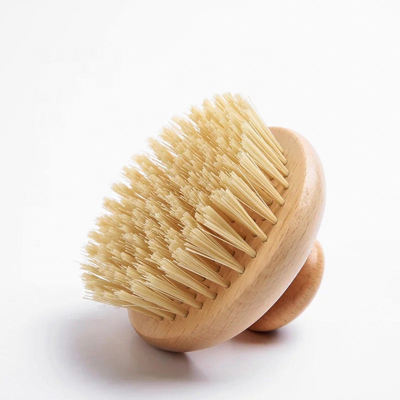 Organic Sisal Dry Body Brush - Eco friendly Natural Zero Waste Round Body Brush - Plastic Free Sustainable Exfoliate-1