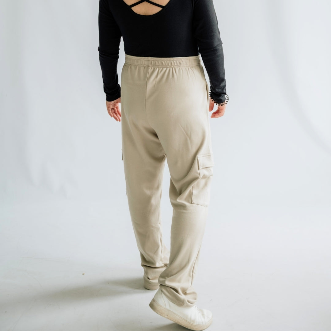 Ladies' Bamboo Fleece Cargo Pants-1