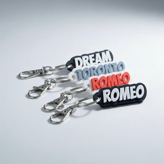 Customizable Name Tag Bag Charm – Personalized Keychain for Travel Lovers