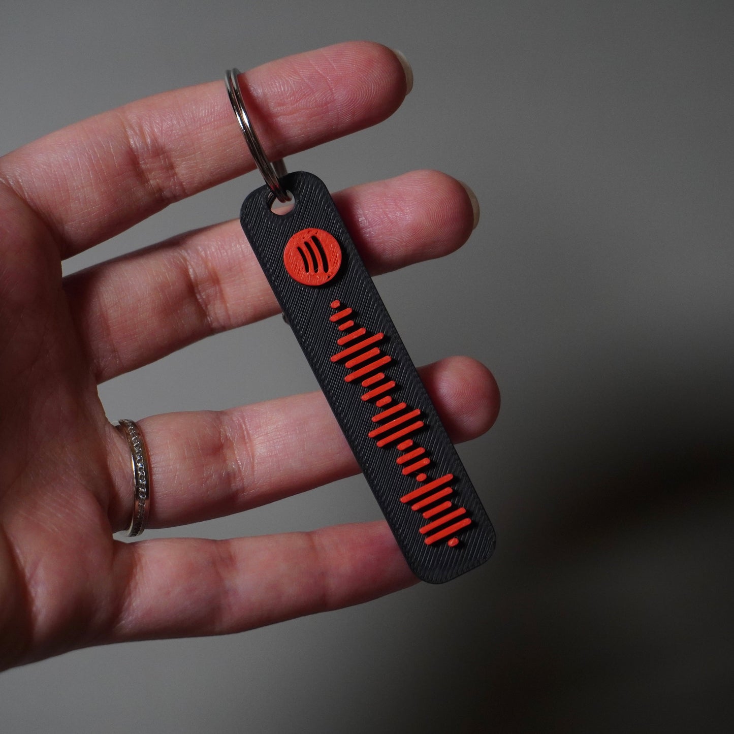 Customize Your Spotify Code bag charm/Keychain – Scan to Play Your Favorite Song