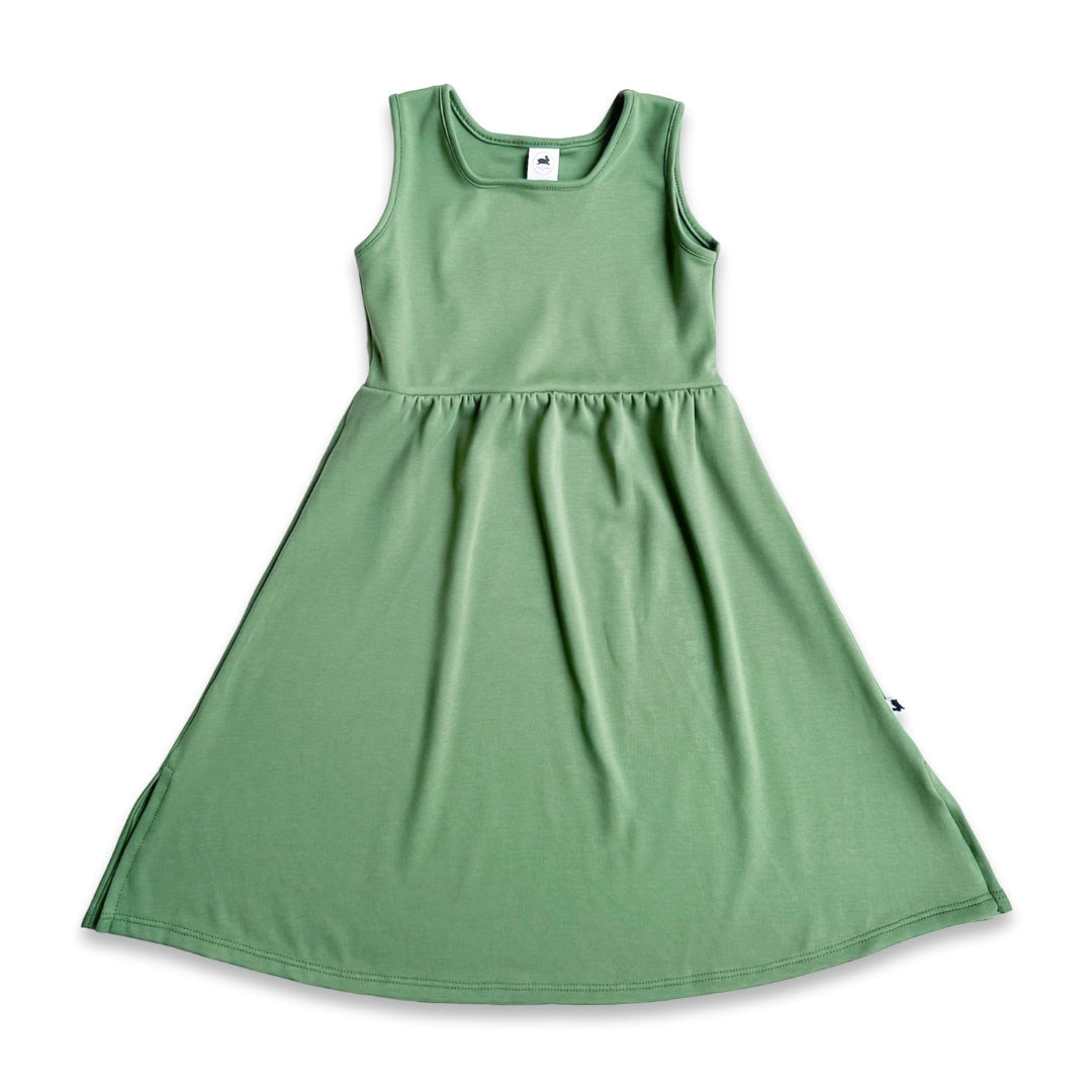 Youth Bamboo Square Neck Midi Dress-4