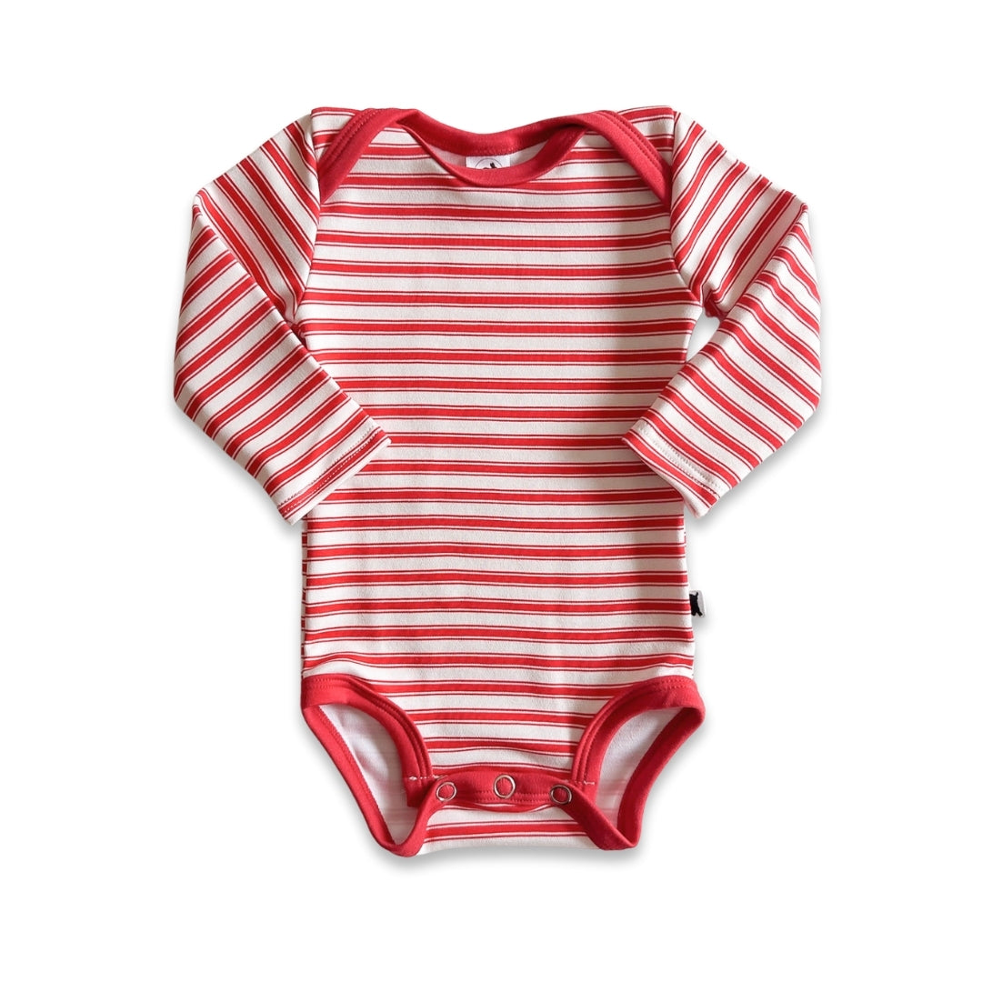 Baby Long-Sleeve Bamboo Onesie | Prints-16