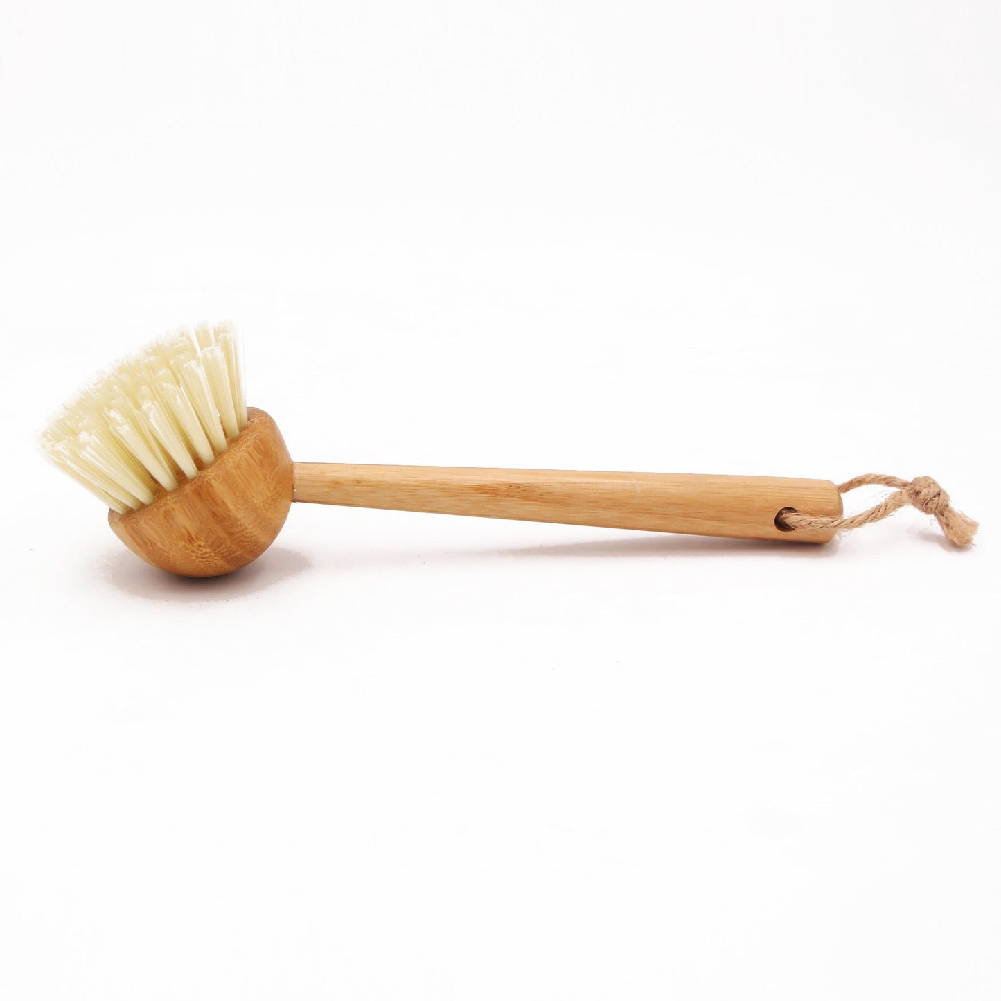 Eco Bamboo Sisal Dish Brush-Natural Plastic Free Sisal Fiber Bristles-Zero Waste | Biodegradable Scrub