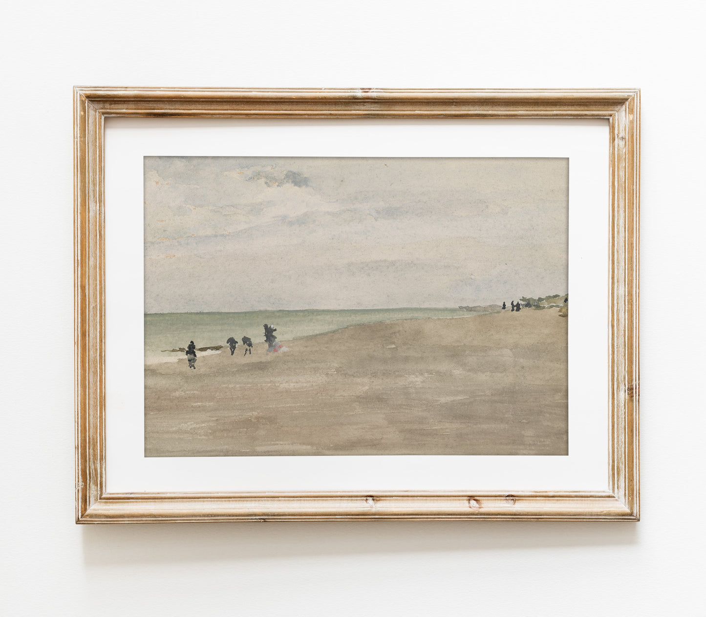 Vintage Nautical Landscape Art Print L0108