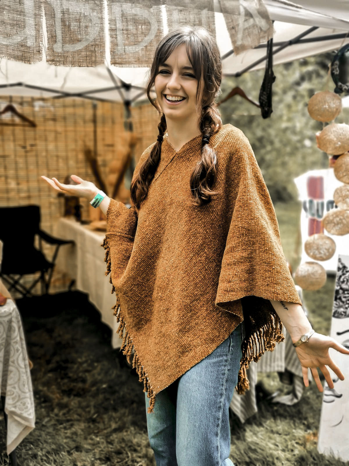 Bamboo Poncho-1