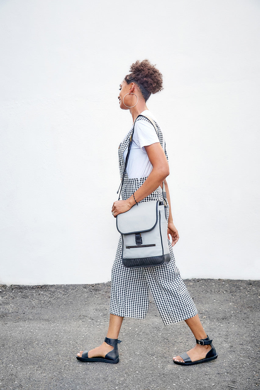 The Hudson Upcycled Messenger Bag-4