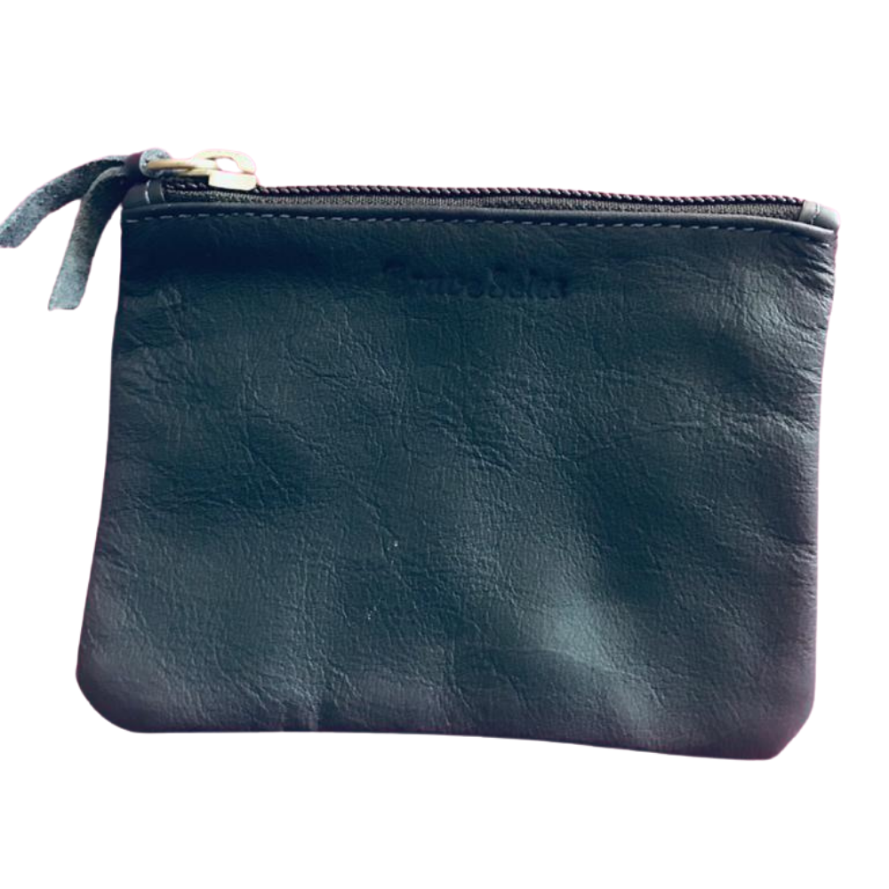 The Dinero Upcycled Leather Coin Purse-2
