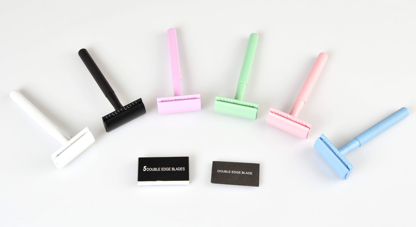 Plastic Free Reusable Safety Razor - Zero Waste Plastic Free Shaving - Double Edge Razor-8