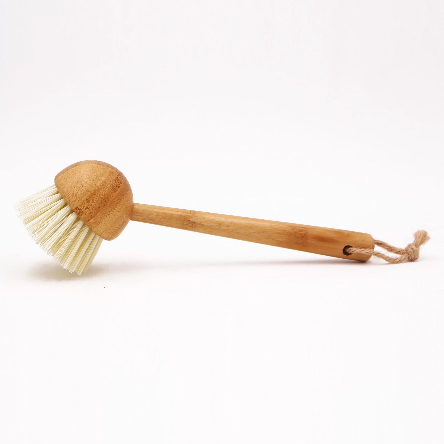 Eco Bamboo Sisal Dish Brush-Natural Plastic Free Sisal Fiber Bristles-Zero Waste | Biodegradable Scrub