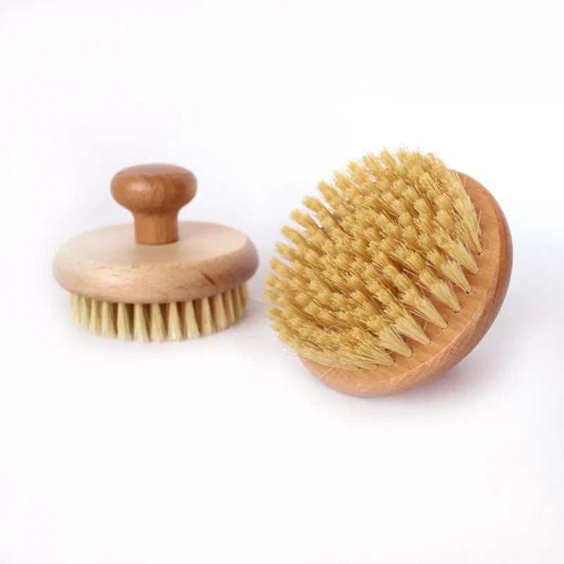 Organic Sisal Dry Body Brush - Eco friendly Natural Zero Waste Round Body Brush - Plastic Free Sustainable Exfoliate-2