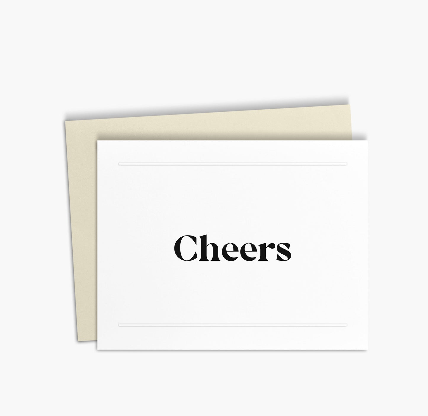 Cheers Greeting Card | Simple Celebration Card