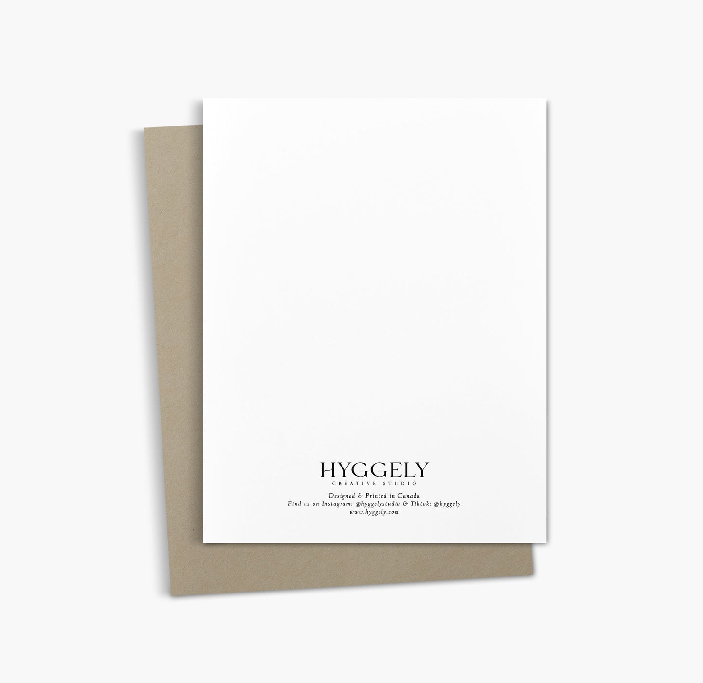 Simple Flower Bouquet Greeting Card | Neutral Floral Card