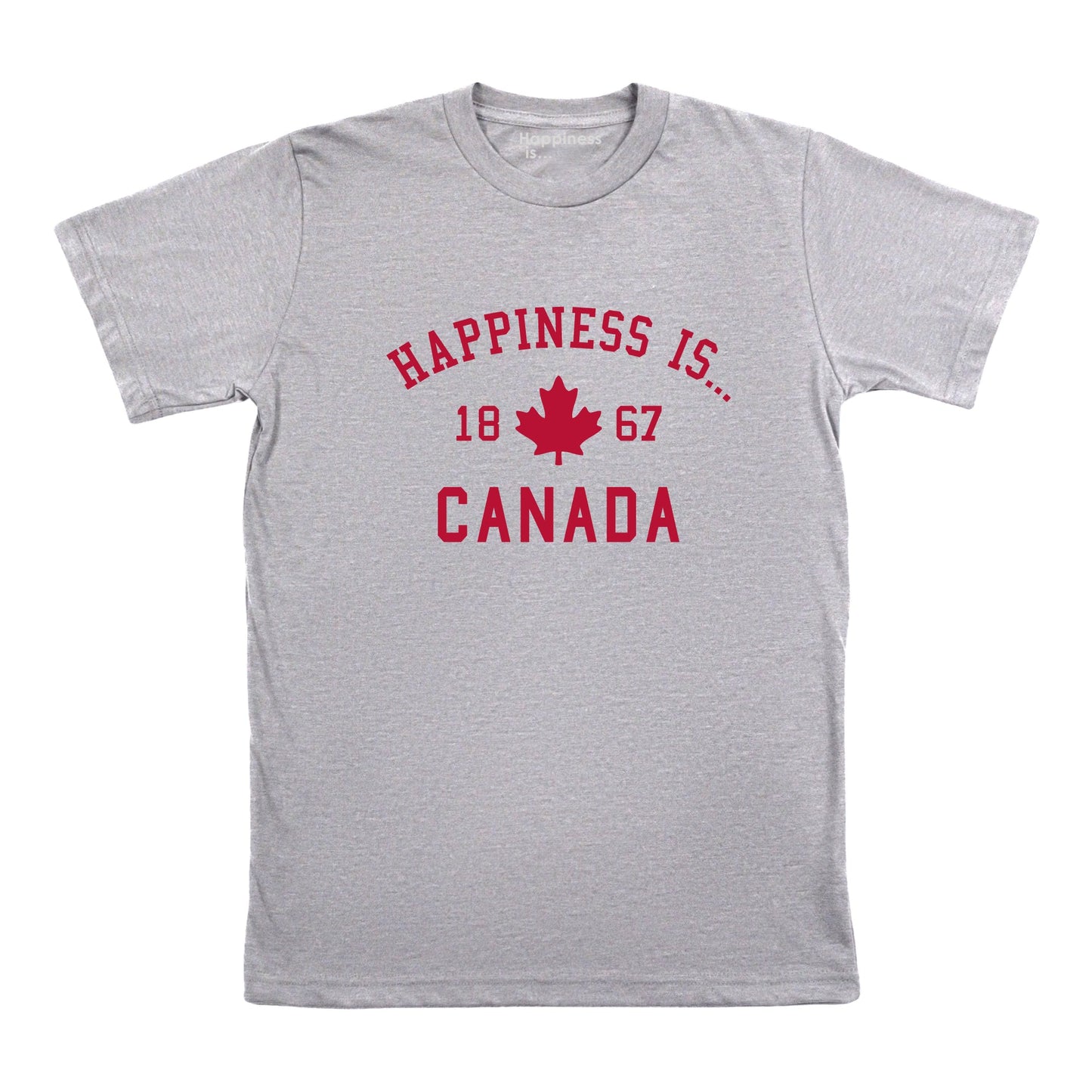 Men's Canada 1867 T-shirt, Heather Grey-0