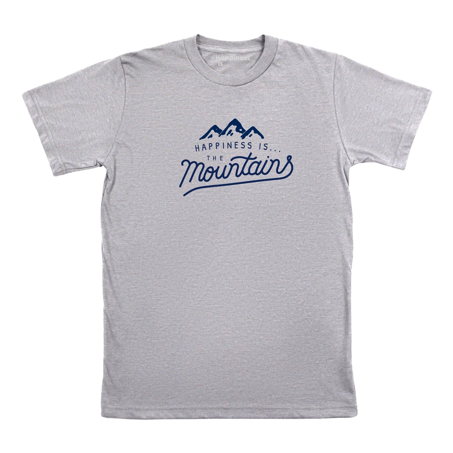 Men's Mountains T-shirt, Heather Grey-0