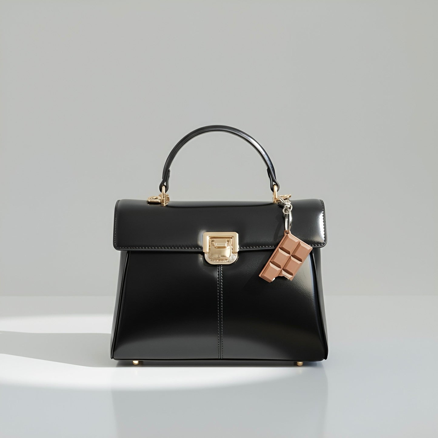 Chocolate Bar Bag Charm with NFC