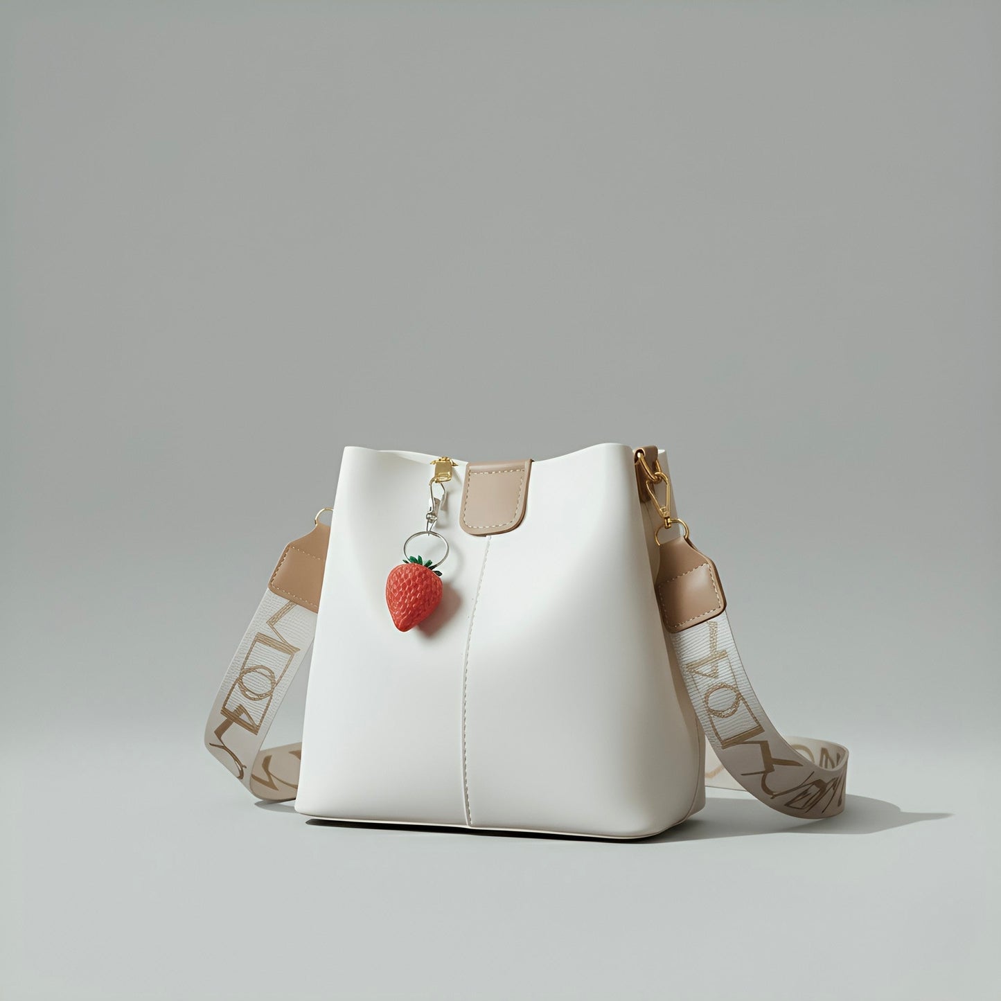 Strawberry Bag Charm β Lightweight, Durable & Customizable