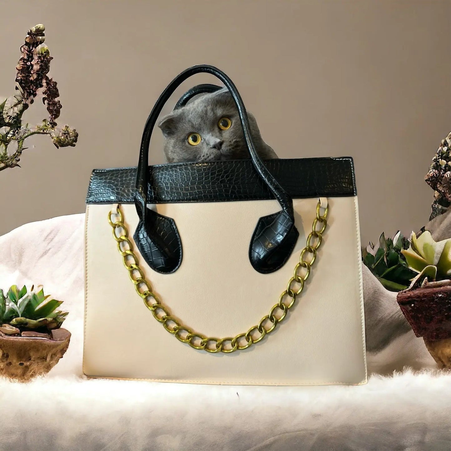 Large Tote Bag Top Handle Handbag for Women Bags (Versa Handbag by Rotta)