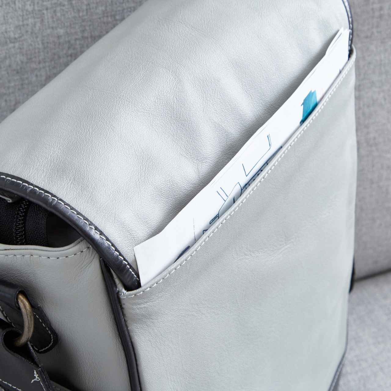 The Hudson Upcycled Messenger Bag-8