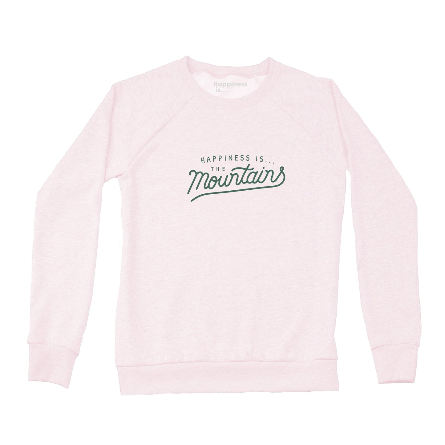 Women's Mountains Crew Sweatshirt, Ballet Pink-0