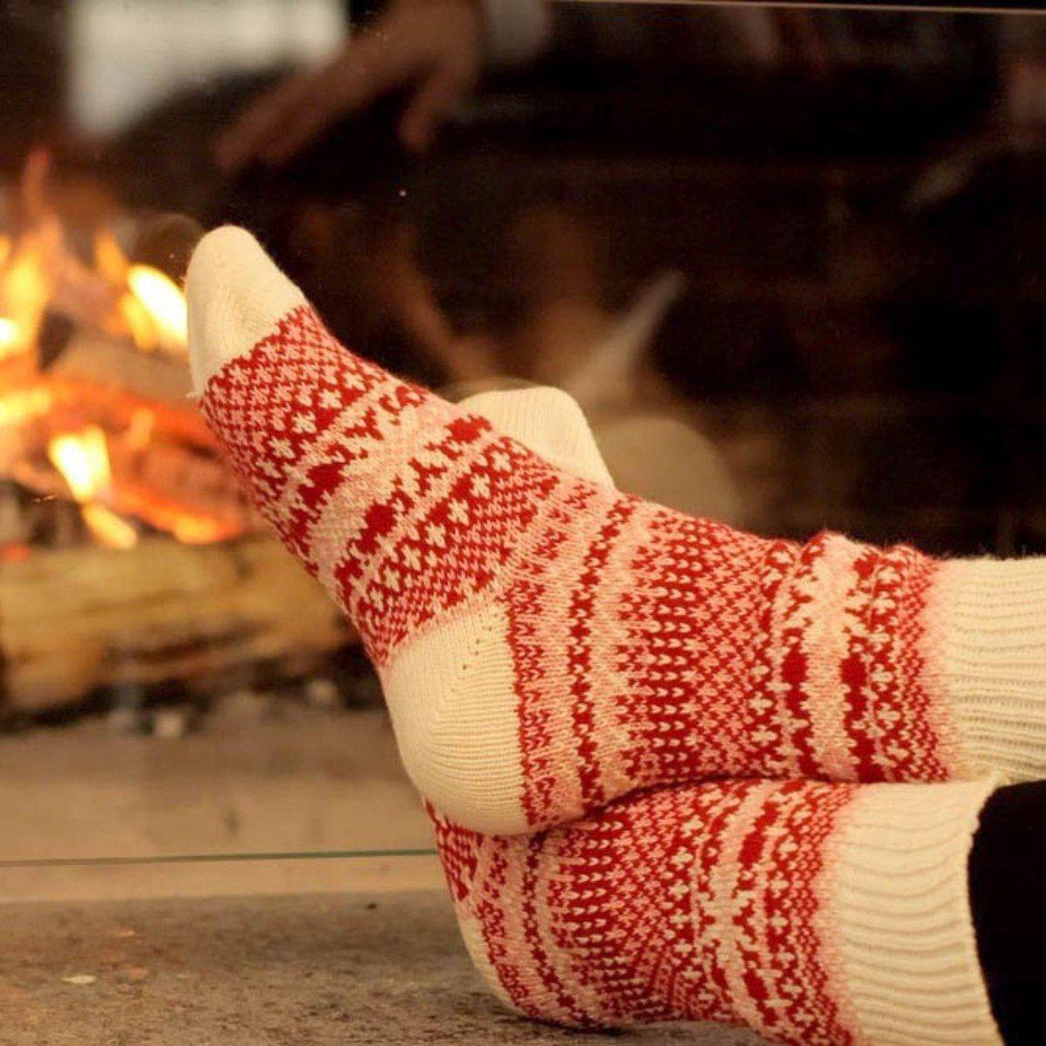 Nordic Socks Soft COZY™ Warm (Asenka - Cherry) - Unisex-1