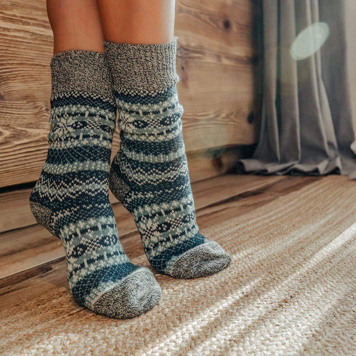 Nordic Socks Soft COZY™ Warm (Asenka - Teal) - Unisex-1