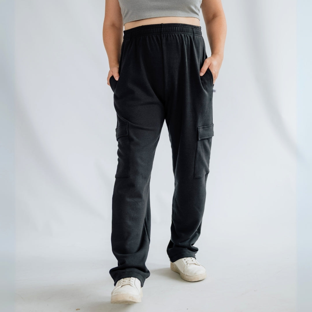 Ladies' Bamboo Fleece Cargo Pants-0