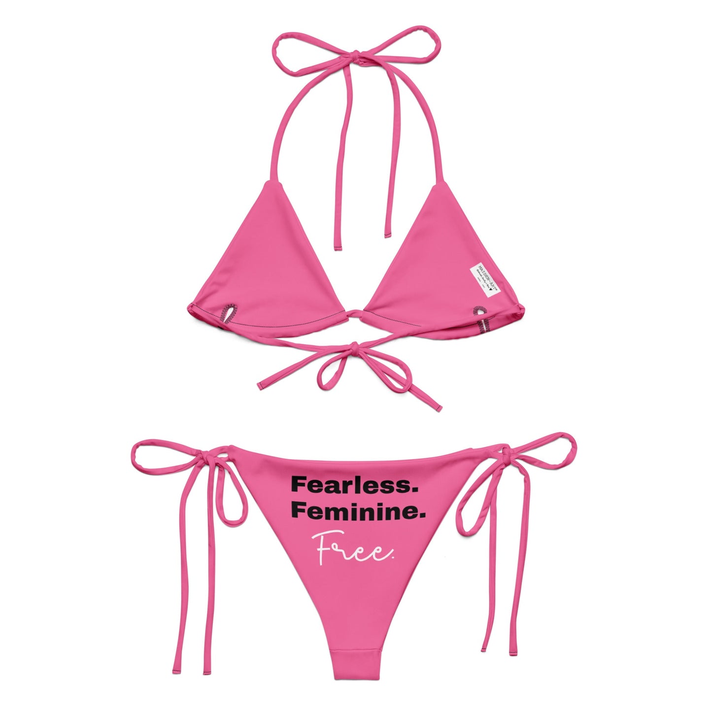 All-over print recycled string bikini-1