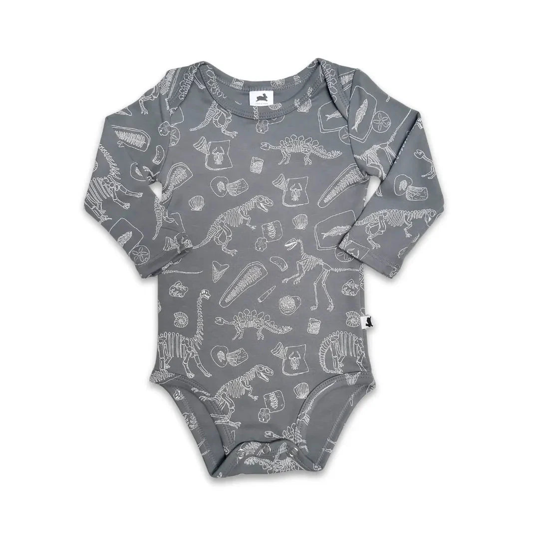 Baby Long-Sleeve Bamboo Onesie | Prints-10
