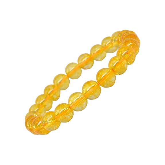 Citrine Bracelet (8 mm Beads)-0