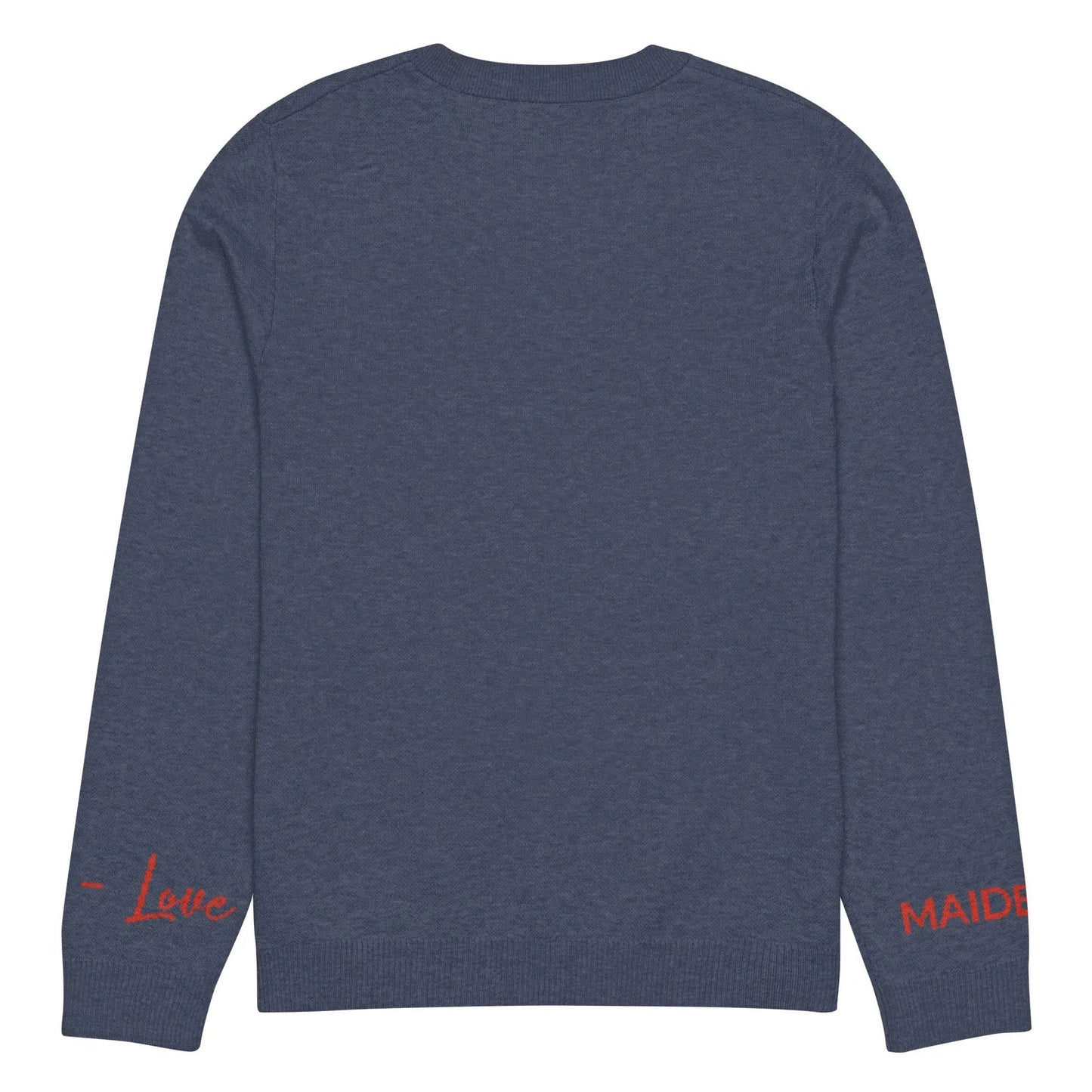Heart - Knitted crew neck sweater NAVY-1