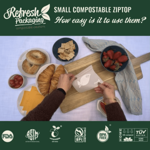 Compostable Zip-Top Bags