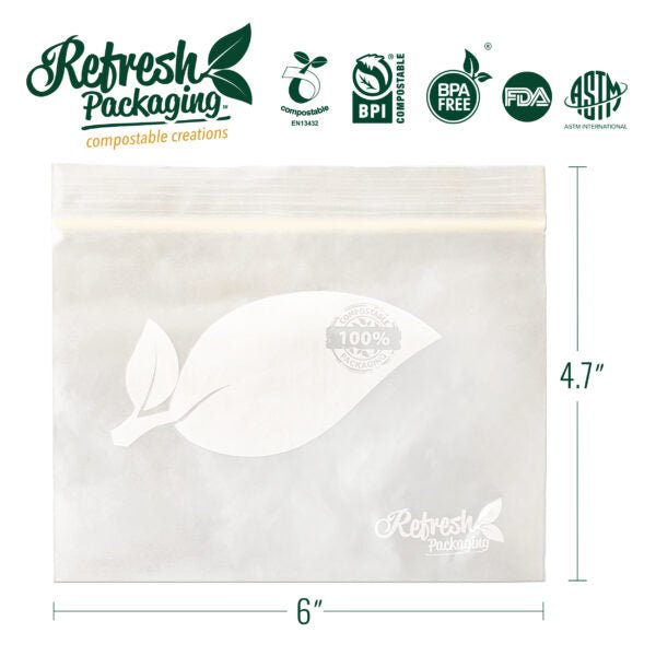 Compostable Zip-Top Bags